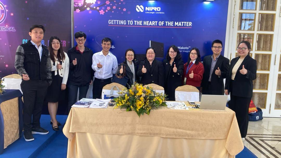 MEDEAST team at exhibition